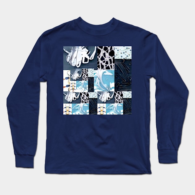 Dark collage Long Sleeve T-Shirt by FlossOrFi